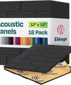 Paneles Acústicos Ekkogo Paquete de 18 Paneles