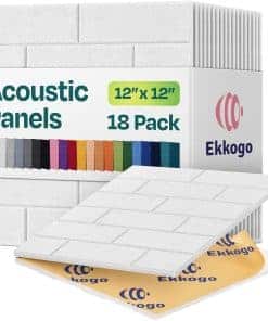 Paneles Acústicos Ekkogo 18-Pack - Paneles de Pared