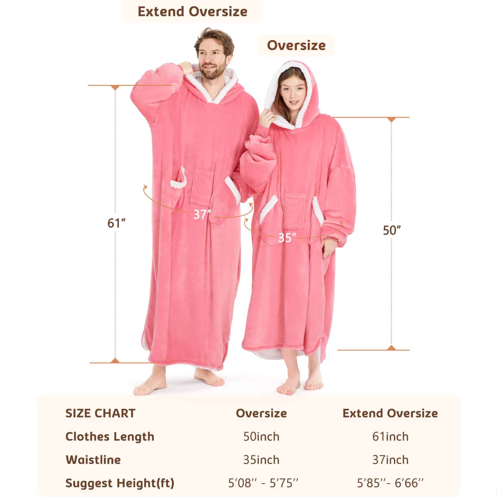 Manta con capucha L'AGRATY extra grande para adultos: - Imagen 7