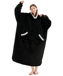 L'AGRATY Manta con Capucha Oversized para Adultos - Mantas