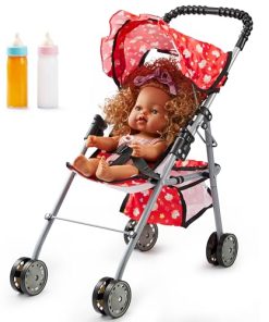 Carriola de Muñecas SYNCFUN, Carriola de Muñecas Plegable