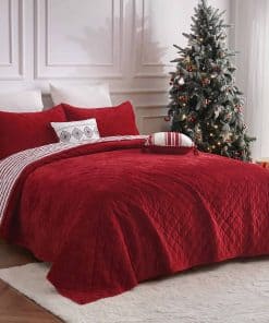 Maravilloso Juego de Edredón Navideño, Set de Edredón de