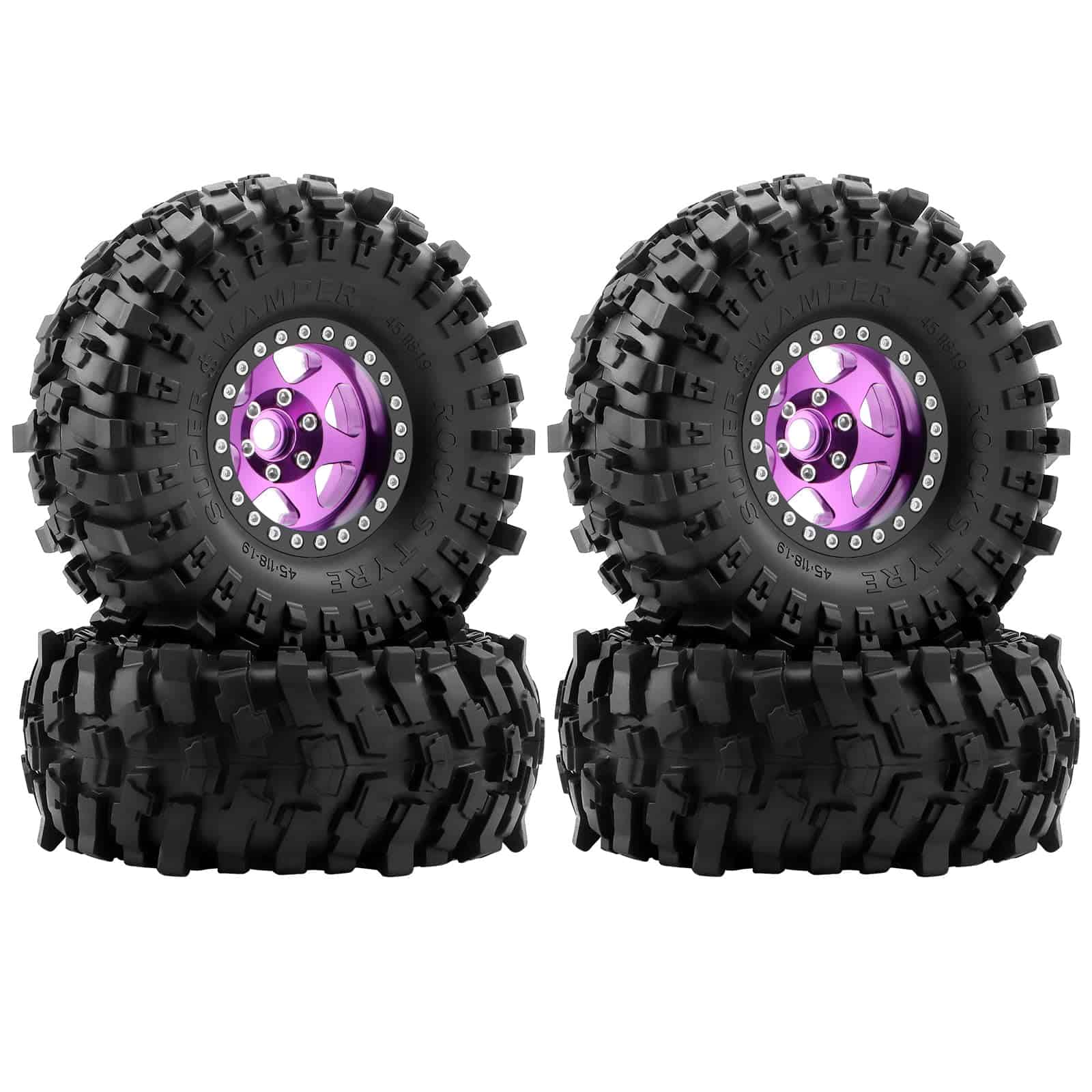 Juego de Llantas y Neumáticos Beadlock 1.9 de GIXCEL,