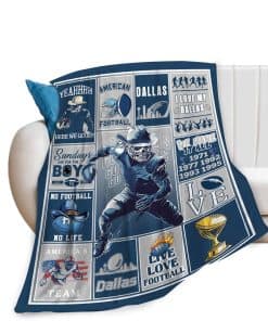 Manta de Fútbol Americano Equipo Deportivo Manta de Tiro