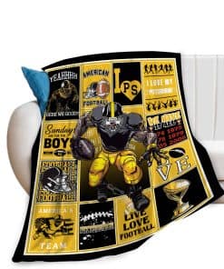 Manta de Fútbol Cobija de Equipo de Fútbol Americano Suave