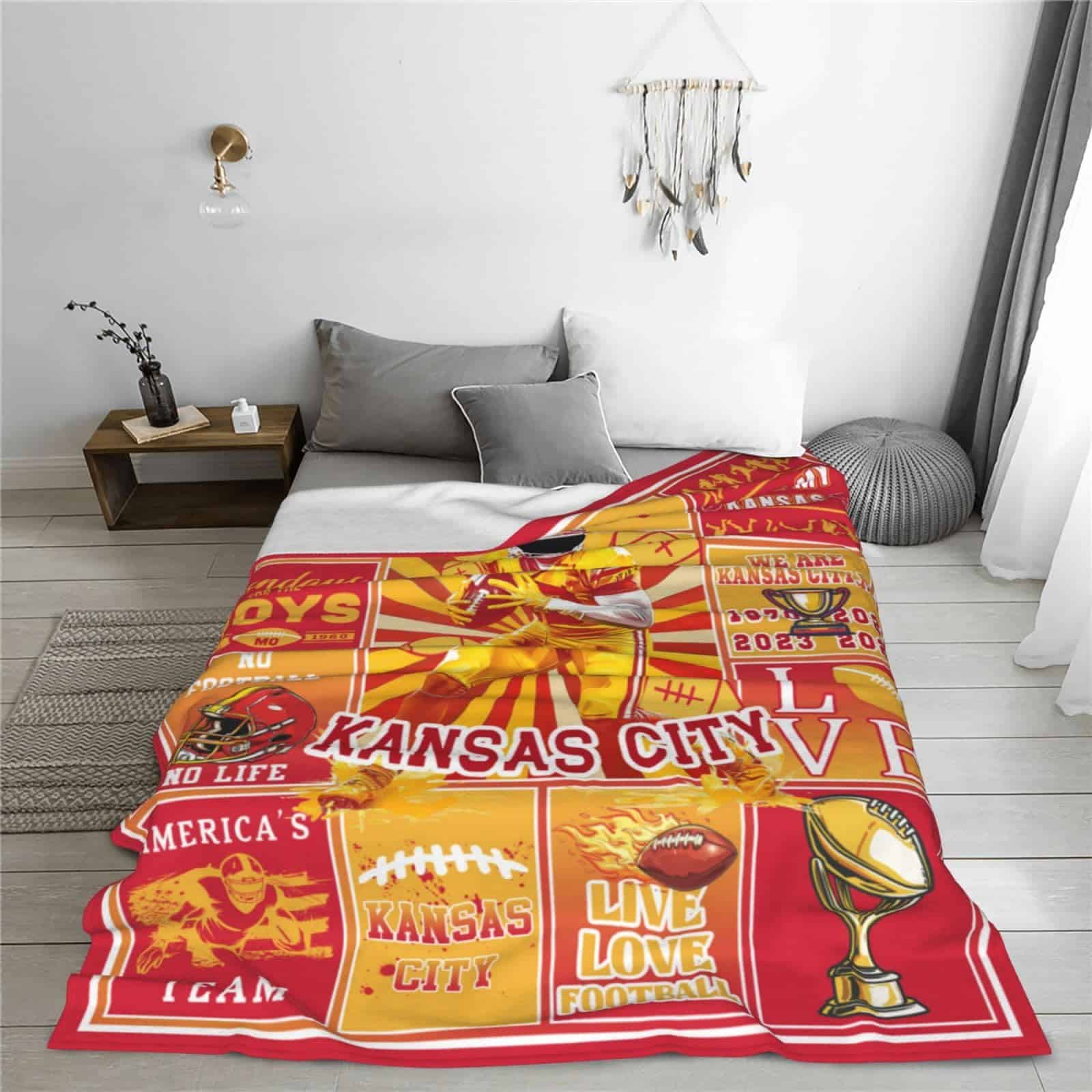 Manta de Fútbol Americano Oradabo Suave Manta de Fieltrona - Imagen 5