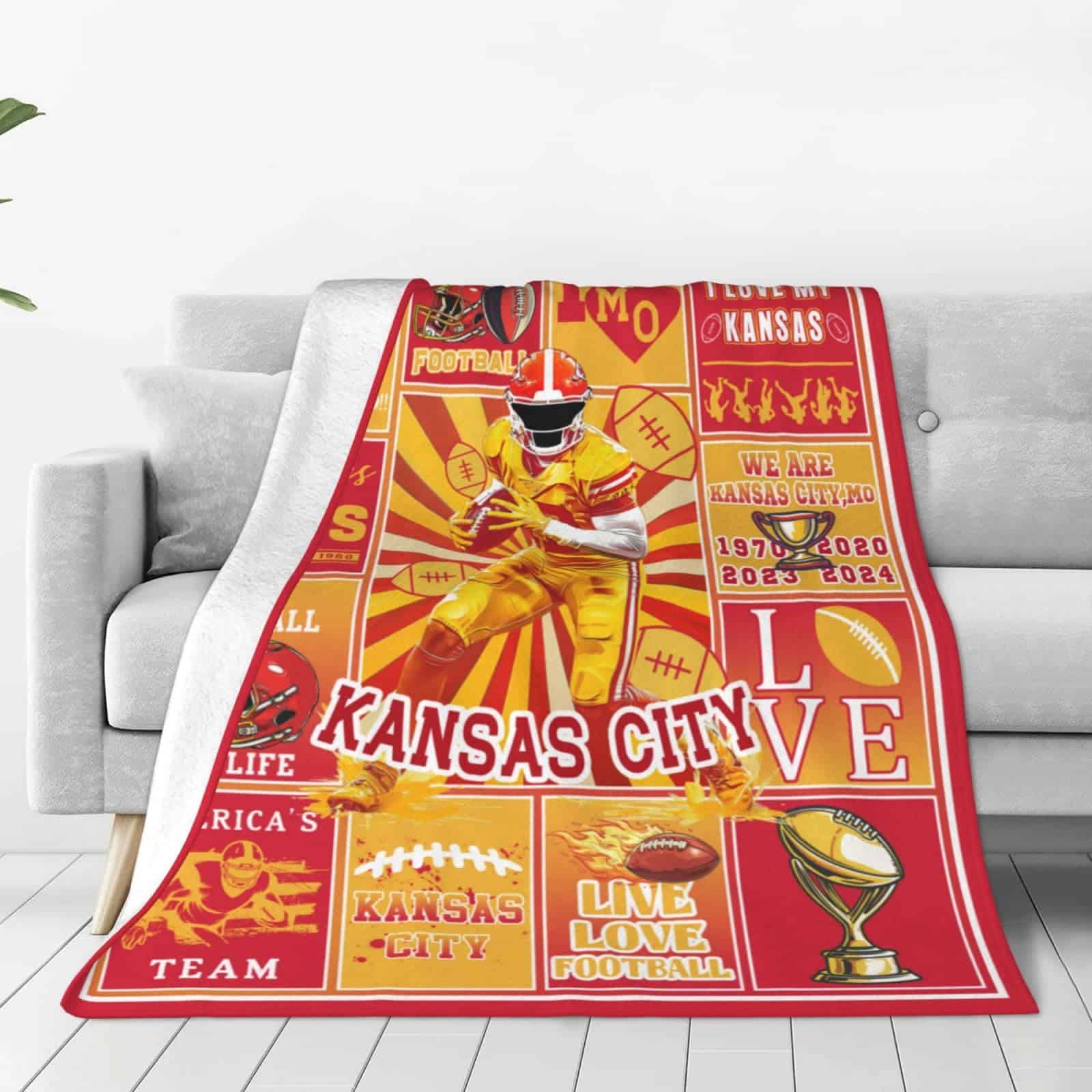 Manta de Fútbol Americano Oradabo Suave Manta de Fieltrona - Imagen 4