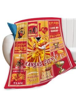 Manta de Fútbol Americano Oradabo Suave Manta de Fieltrona