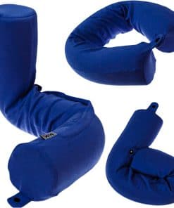 Almohada de Viaje de Espuma Viscoelástica -Azul Marino