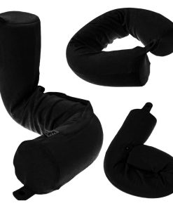 Almohada de Viaje de Espuma Viscoelástica -Ónix