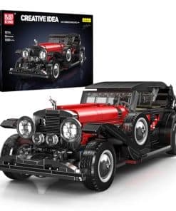 Modelo de bloques de construcción de automóvil clásico