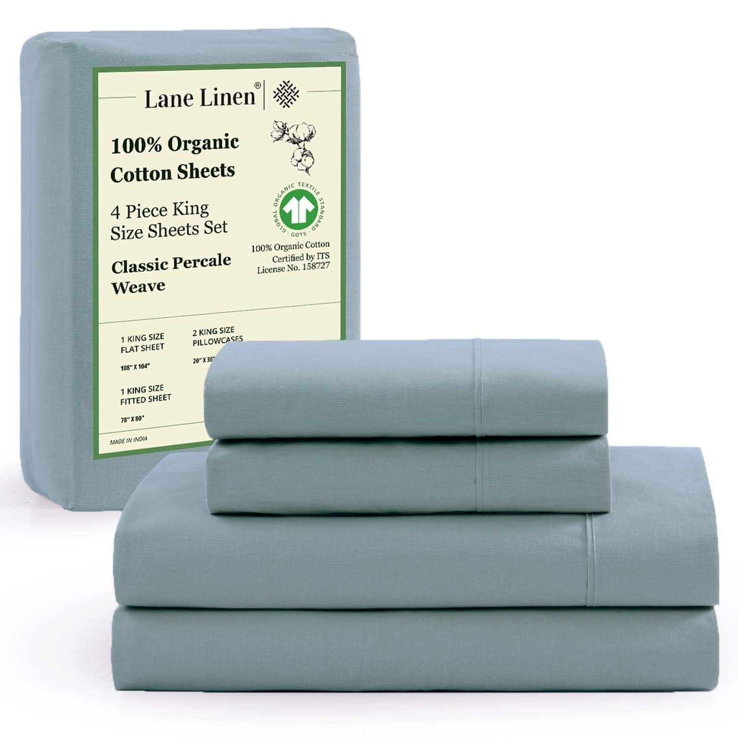 Juego de sábanas LANE LINEN para cama King - Juego de