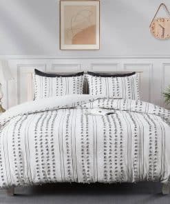 TEXTURE & LOOMS Funda de Edredón de Algodón 100% Tamaño