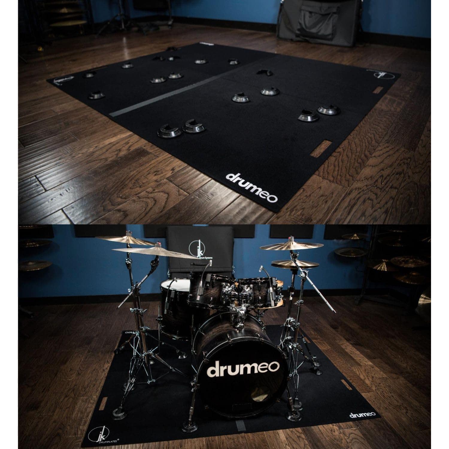 JK DRUMPLATES 16-Pack Drum Hooves | Estabiliza tu batería | - Imagen 3