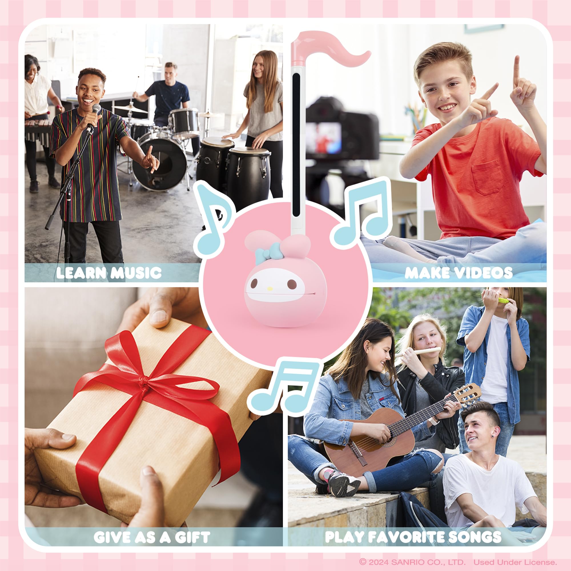 Otamatone Sanrio My Melody Instrumento Musical Electrónico - Imagen 8