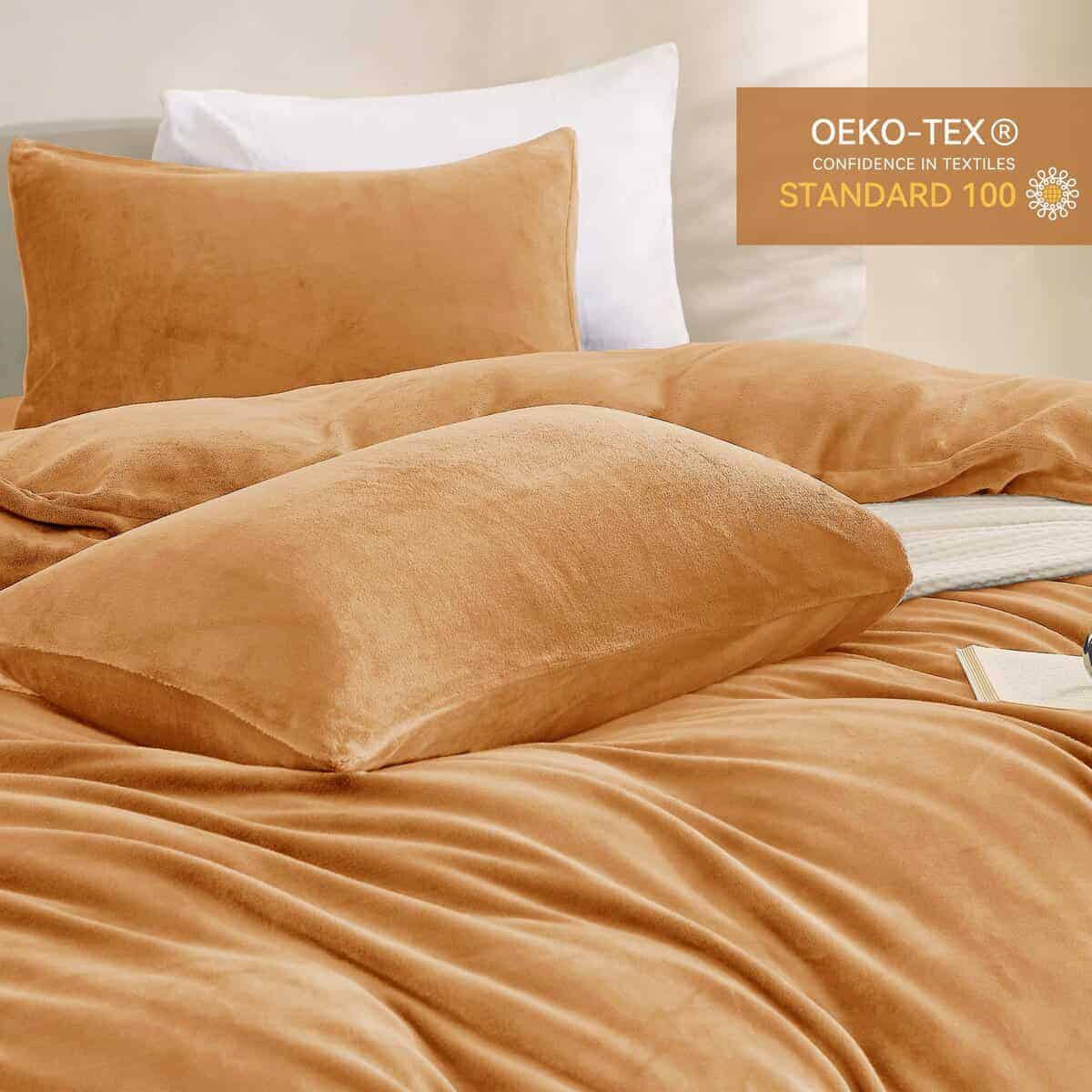 JELLYMONI Funda de Edredón de Terciopelo Tamaño Twin - - Imagen 5