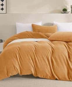 JELLYMONI Funda de Edredón de Terciopelo Tamaño Queen -