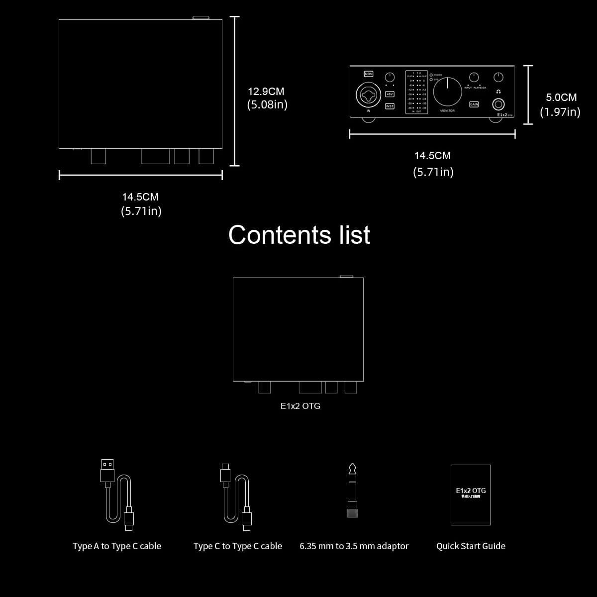 Interfaz de Audio USB TOPPING E1X2 OTG | Preamplificador de - Imagen 10