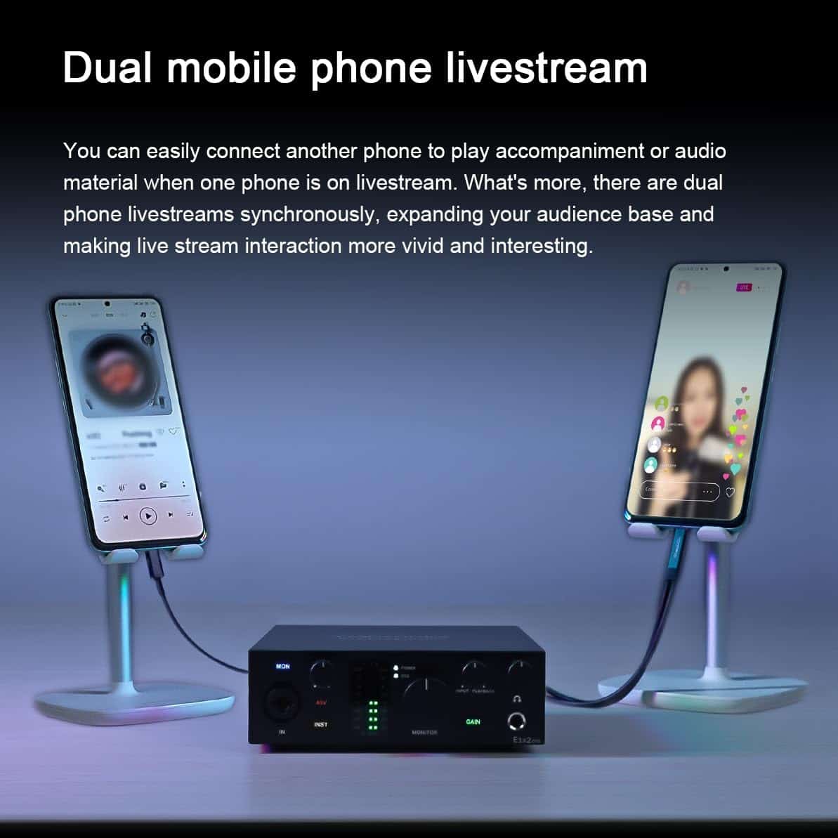 Interfaz de Audio USB TOPPING E1X2 OTG | Preamplificador de - Imagen 6