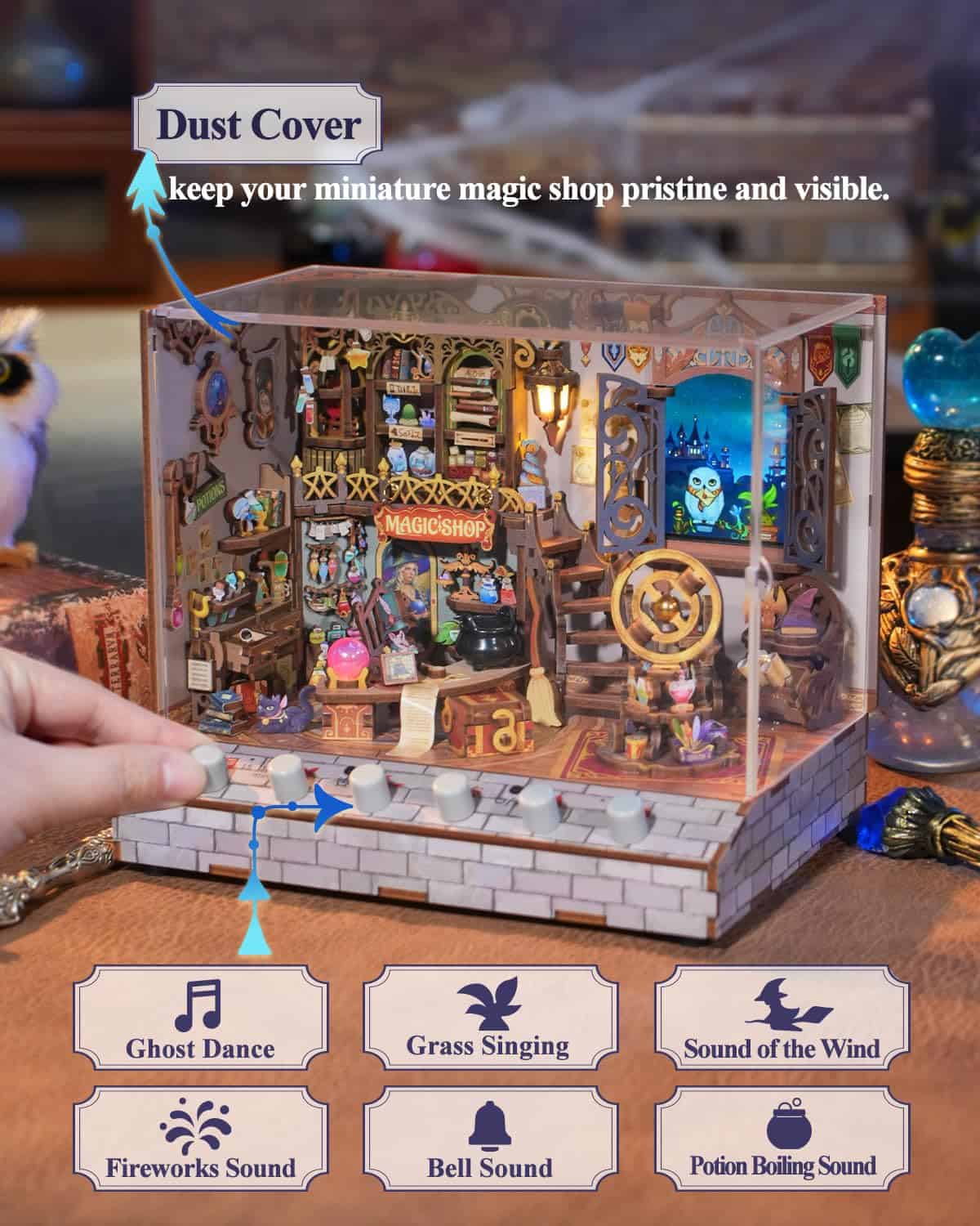 Kit de Casa en Miniatura DIY Tonecheer, Kit de Casa de - Imagen 5