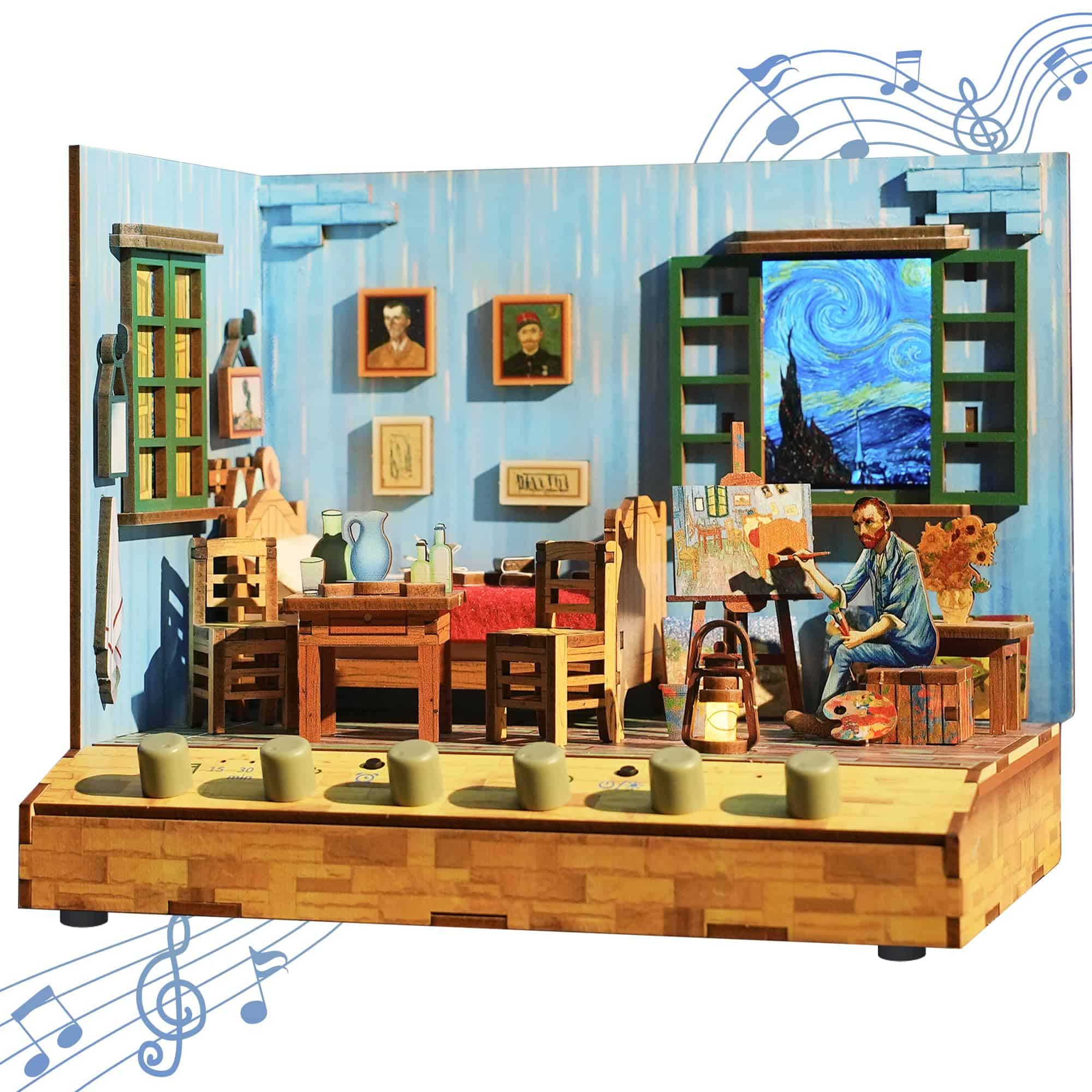 Kit de Casa en Miniatura DIY, Kit de Casa - Vincent)