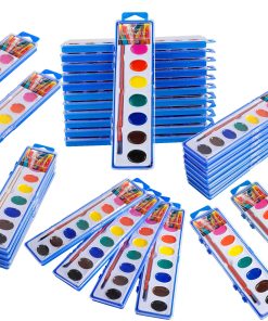 CACASO 40 Pack Juego de Pintura Acuarela, 8 Colores Set de