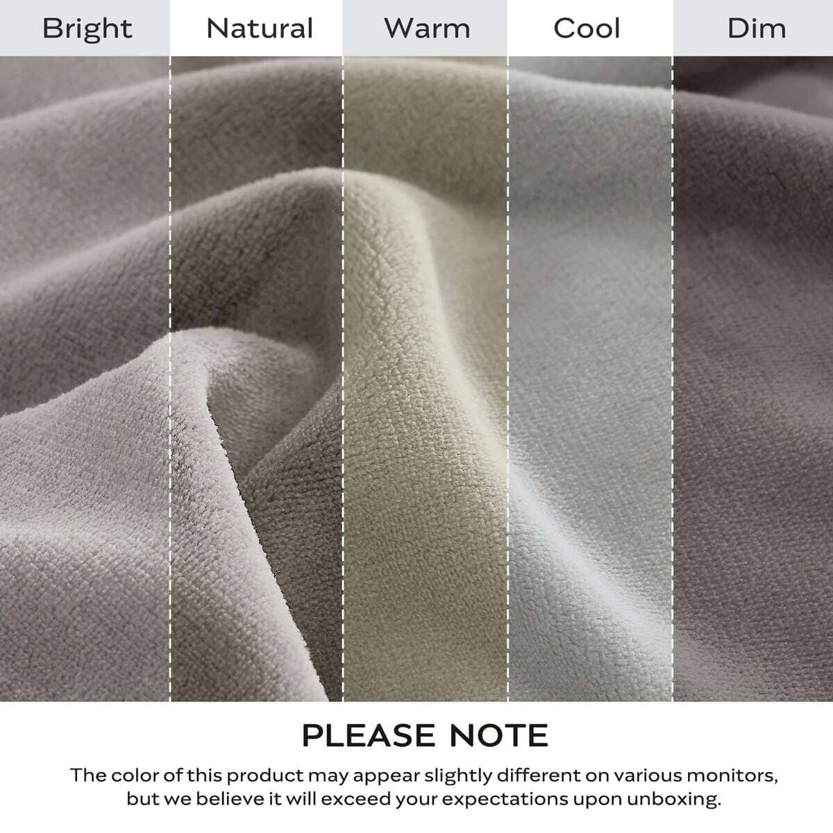 JELLYMONI Funda de Edredón de Terciopelo Gris -Gris Claro - Imagen 10