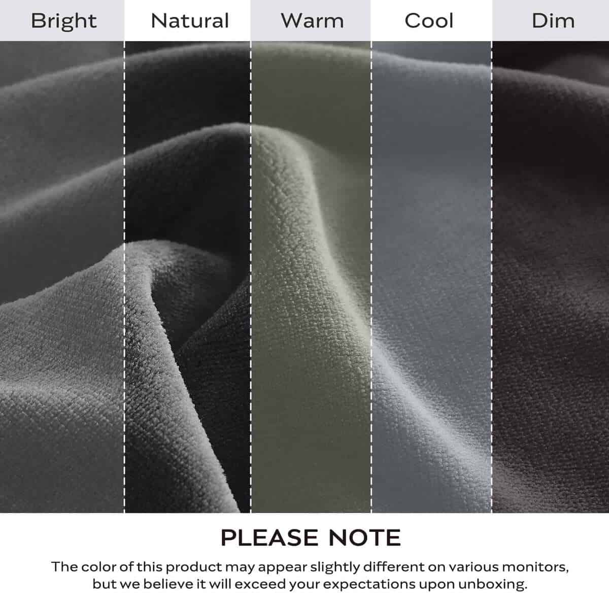 JELLYMONI Juego de Funda Nórdica de Terciopelo Gris para - Imagen 10