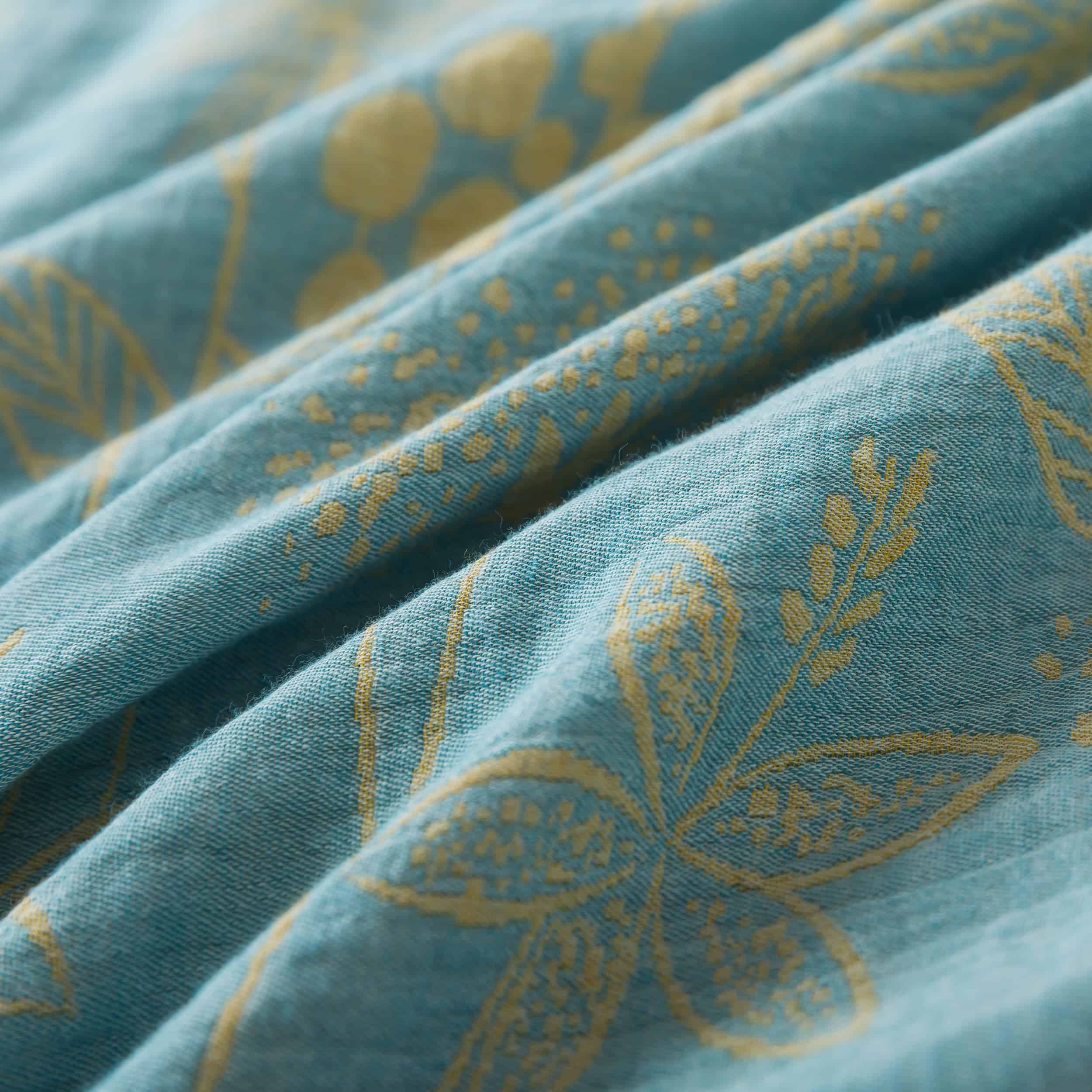 Juego de Ropa de Cama Vintage de Flores y -Verde - Imagen 7