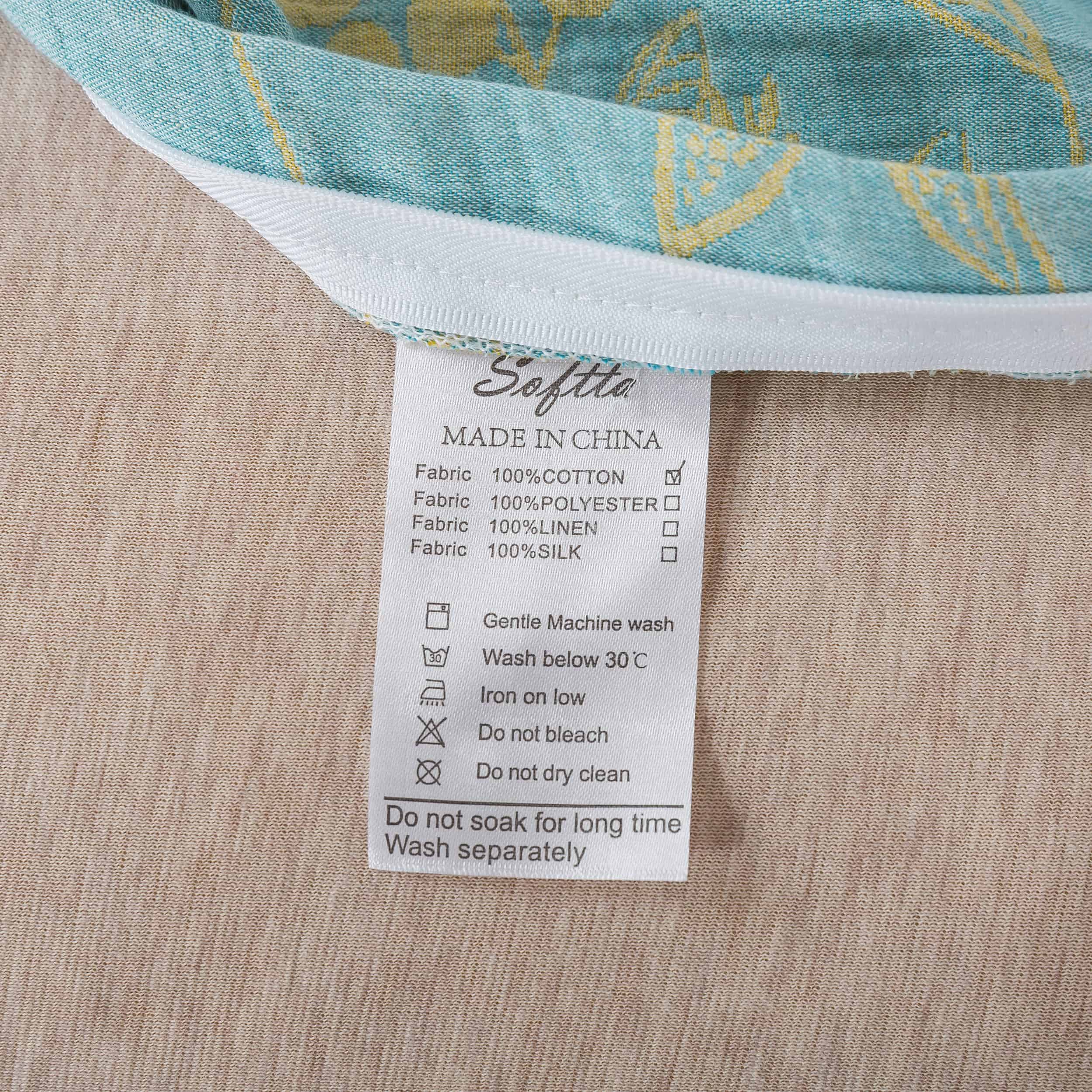 Juego de Ropa de Cama Vintage de Flores y -Verde - Imagen 5