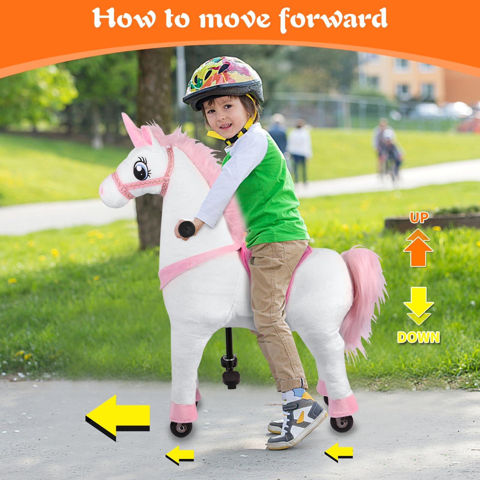 Juguete Unicornio para Montar para Niños de 3 a 6 Años - Imagen 7