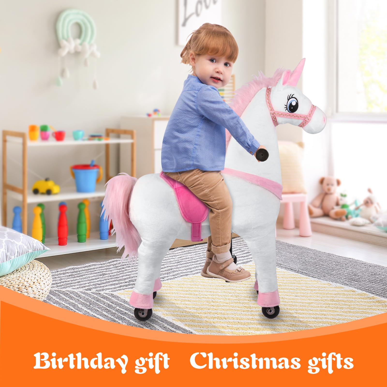 Juguete Unicornio para Montar para Niños de 3 a 6 Años - Imagen 6