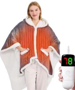 Manta Calentada Wearable greenoak - Chal Eléctrico con