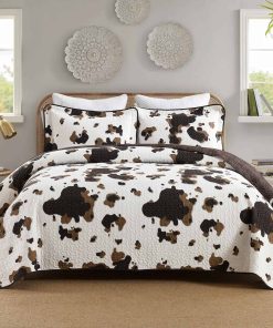 Juego de Edredón de Vaca Queen Size QuiltEase - Edredón de