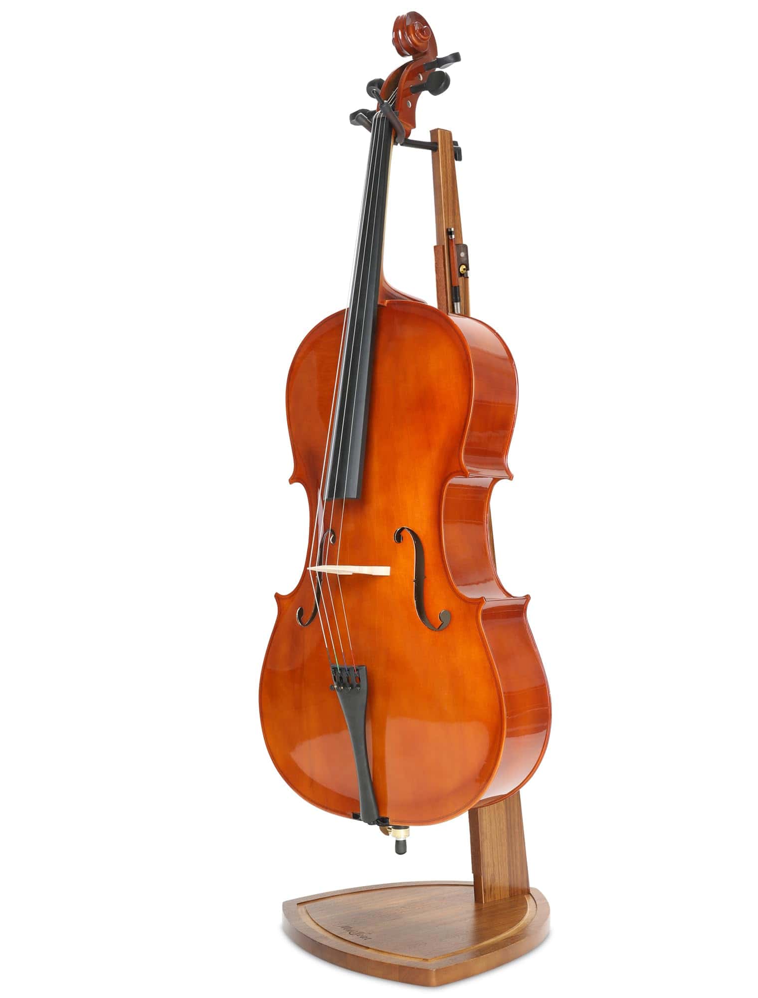 Soporte para Cello Musbeat con Porta Arco, Soporte de