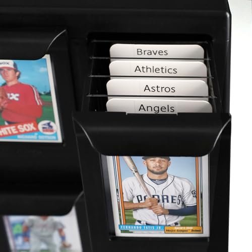 BCW 6 Drawer Trading Card Storage Catalog - Negro | Caja de - Imagen 8