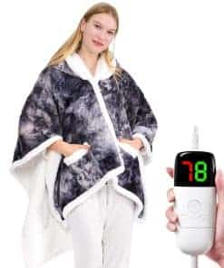 greenoak Manta Térmica Portátil con Calefacción Eléctrica -