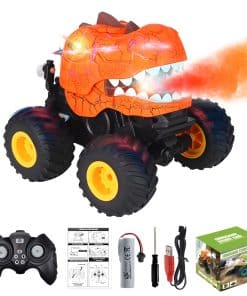 Carro de Control Remoto Dinosaurio para Niños 3-5, Coche
