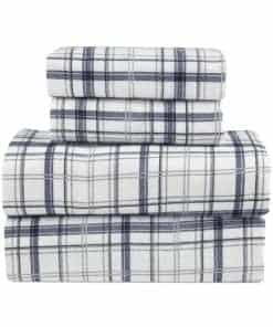 Juego de Sábanas de Franela Lodge & Linen -Cuadros en Chambr