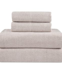 Juego de sábanas de franela Lodge & -Avena Oscura