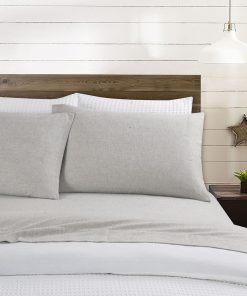 Juego de sábanas de franela Lodge & Linen -Paloma