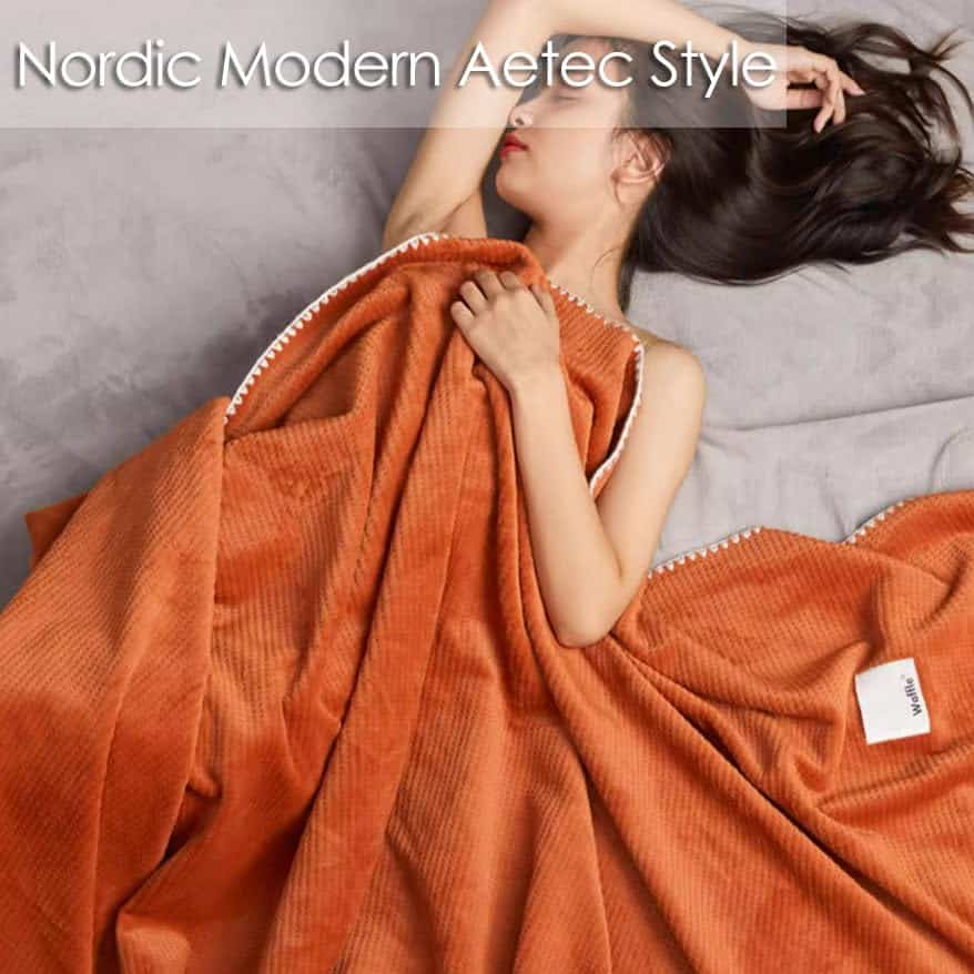 Juego de Edredón de Felpa Sherpa Cálido BOHOPOPM para Cama - Imagen 3