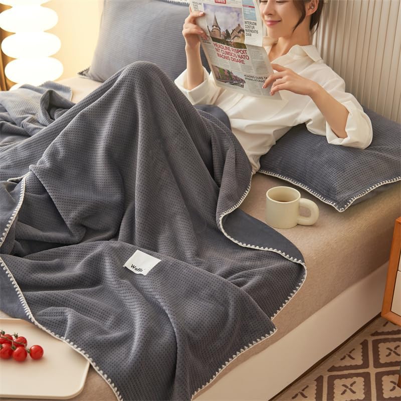 Juego de Edredón de Felpa Sherpa Cálido BOHOPOPM para Cama - Imagen 5