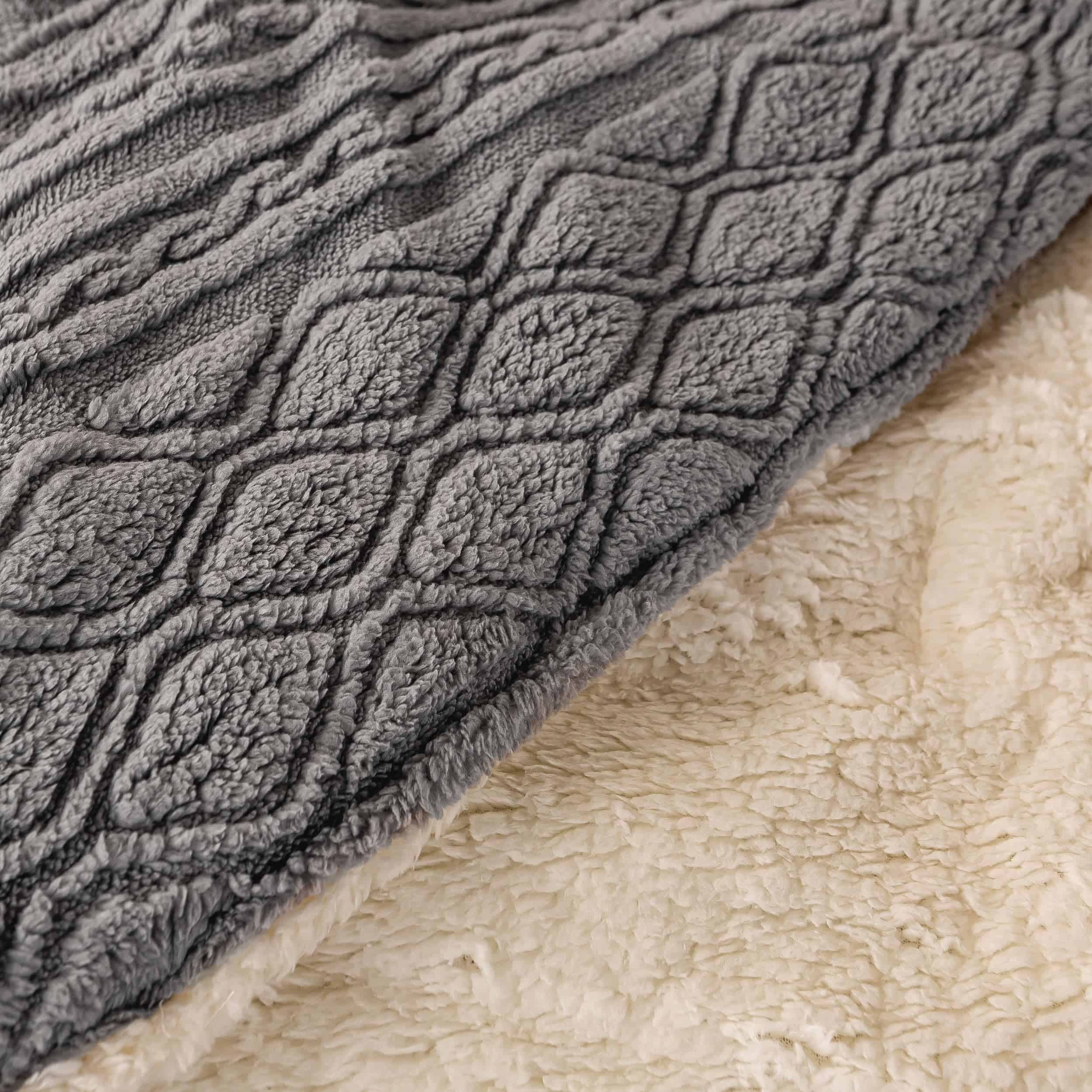 Edredón de Plush Reversible Ultra Suave y Cálido BOHOPOPM - - Imagen 6