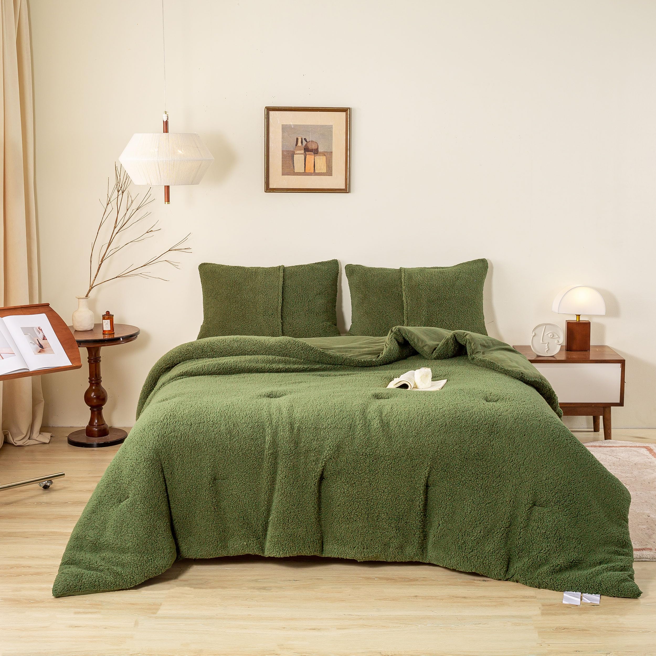 Juego de Edredón BOHOPOPM de Sherpa Ultra Suave y Cálido - Imagen 3