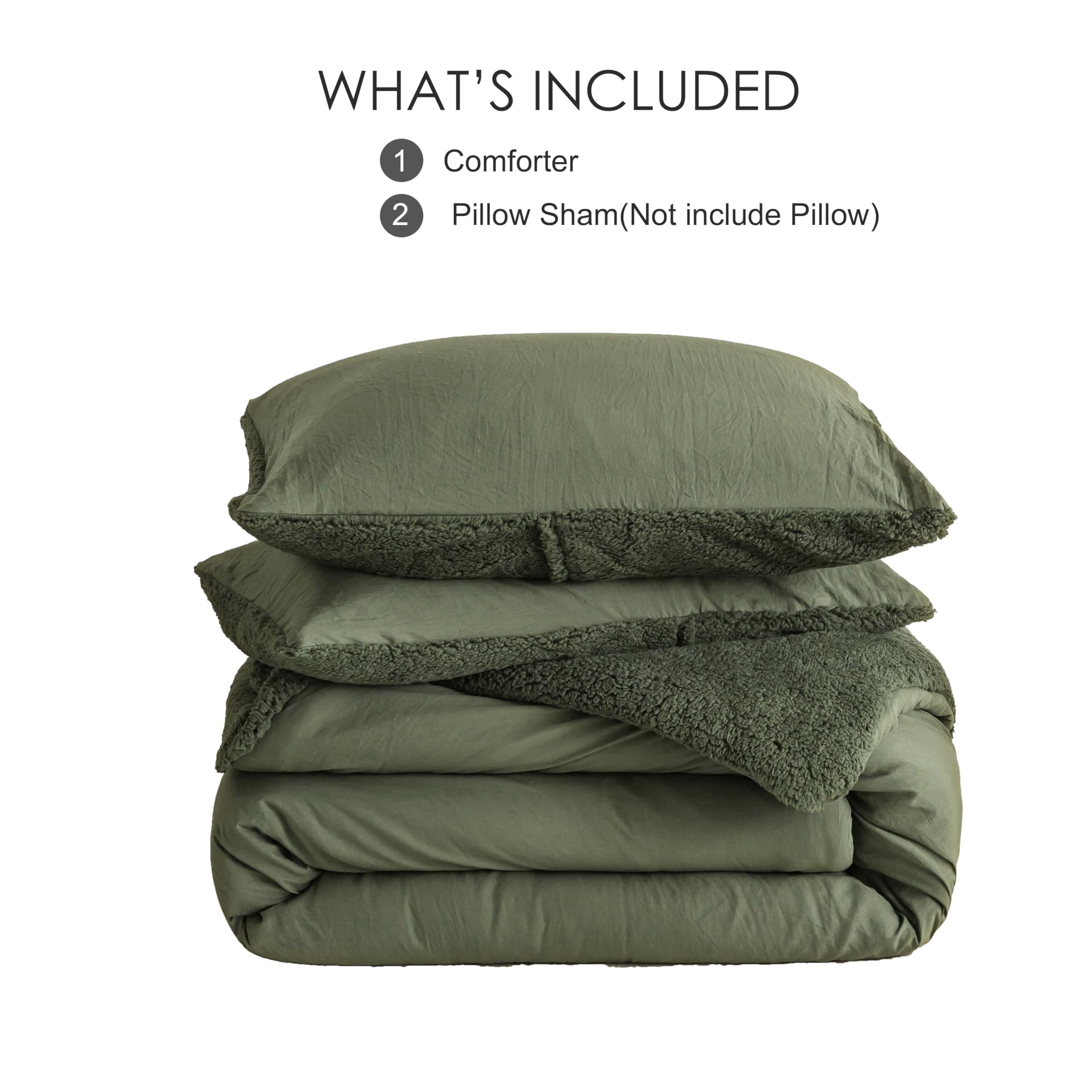 Juego de Edredón BOHOPOPM de Sherpa Ultra Suave y Cálido - Imagen 8