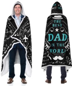Regalos de cumpleaños para papá, Manta con capucha wearable