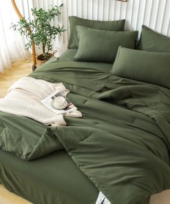 BOHOPOPM 5 Piezas Juego de Cama en un Bolso, Juego de