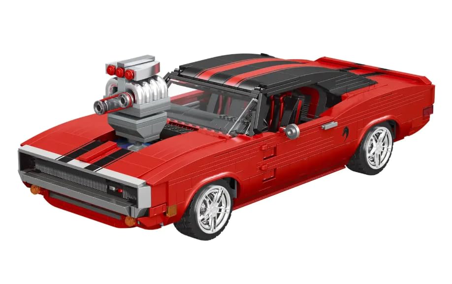 Set de construcción de autos MOC, 1869 piezas Modelo de