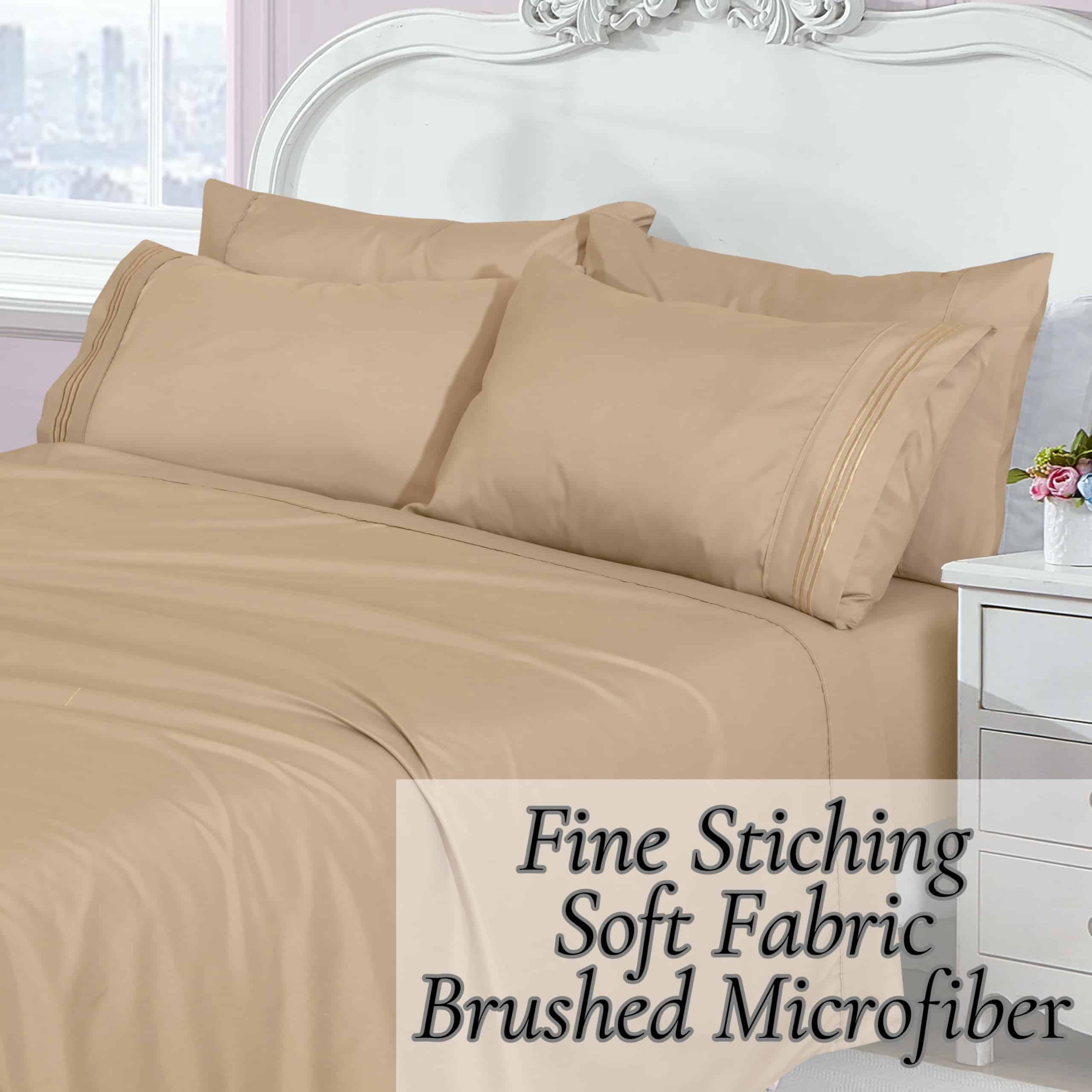 Juego de Sábanas de Lujo de Microfibra - Juego Completo de - Imagen 4